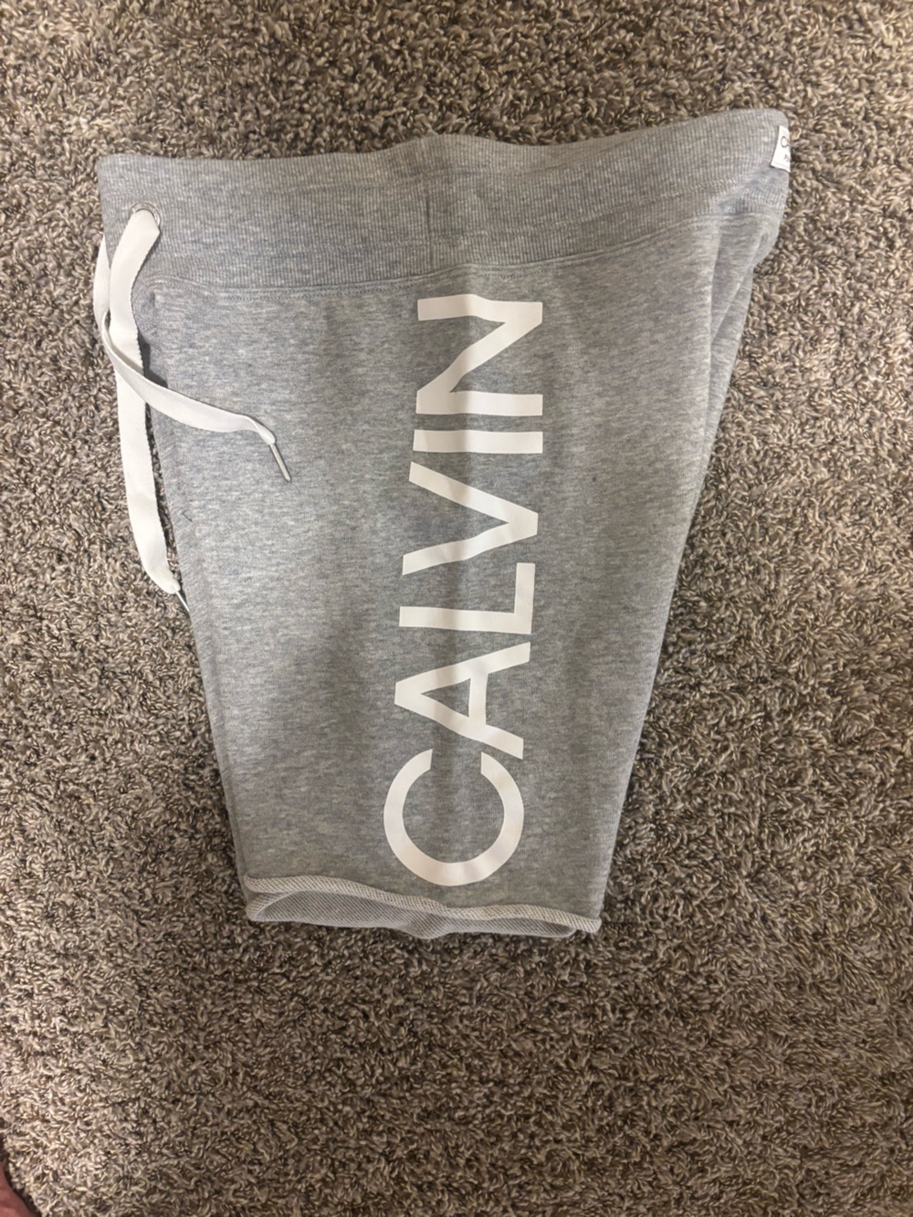 Calvin Klein Gray Athletic Logo Lounge Shorts - Picture 4 of 4